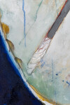 This contemporary acrylic painting of a moon is by Rick Rivet. Image 7