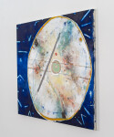 This contemporary acrylic painting of a moon is by Rick Rivet. Image 4