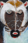 This contemporary acrylic painting of a northern animal is by Rick Rivet. Image 6