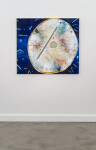 This contemporary acrylic painting of a moon is by Rick Rivet. Image 2