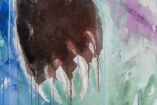 This contemporary acrylic painting of a northern animal is by Rick Rivet. Image 8