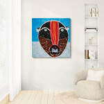 This contemporary painting of a cougar is by the Metis artist Rick Rivet. Image 13