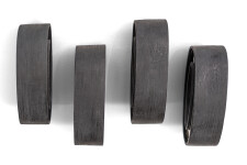 This contemporary wall sculpture by Rod Mireau is made of black wood and resin. Image 12