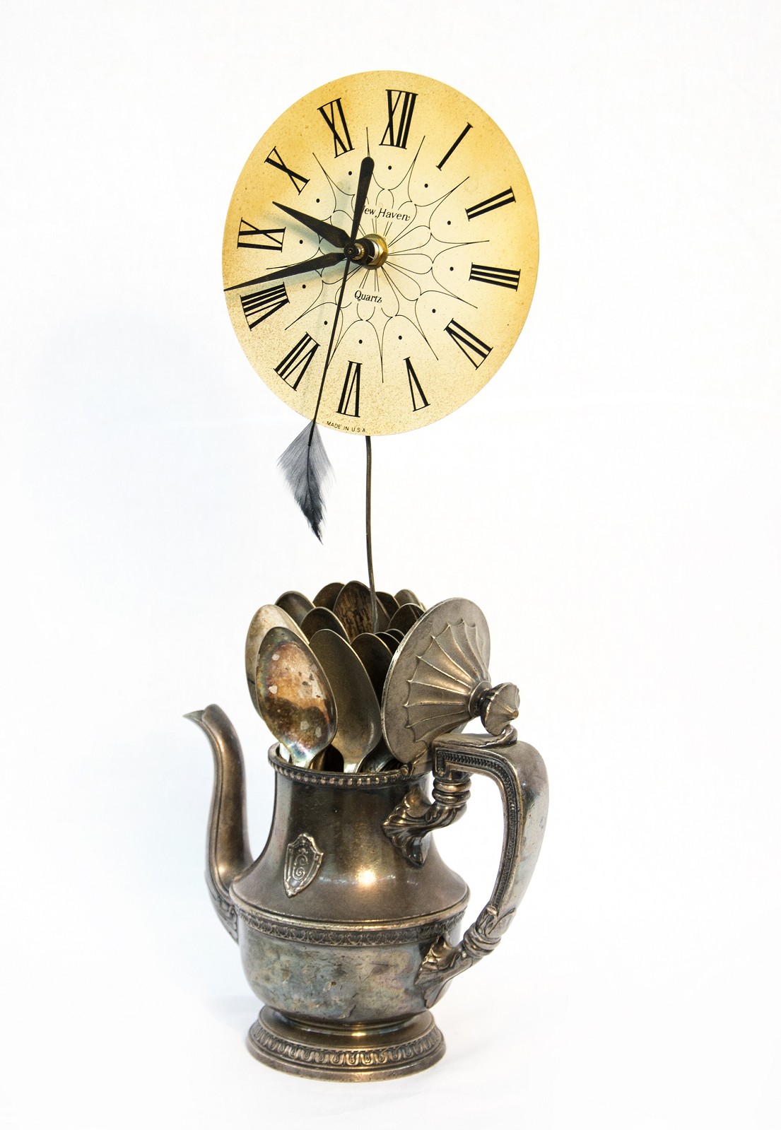 Clock With Spoons No. 6192 » Oeno Gallery