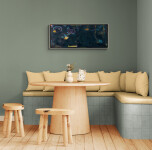 This contemporary abstract painting was inspired by nature. Image 11