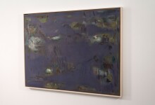 This contemporary abstract painting was inspired by nature. Image 4