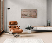 This contemporary abstract painting was inspired by nature. Image 11