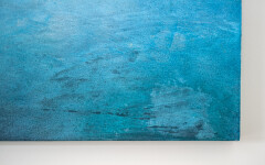 This contemporary abstract painting of a landscape is rendered in acrylic. Image 4