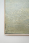 Rendered in a gray-blue palette, this abstract painting suggests the sea. Image 4