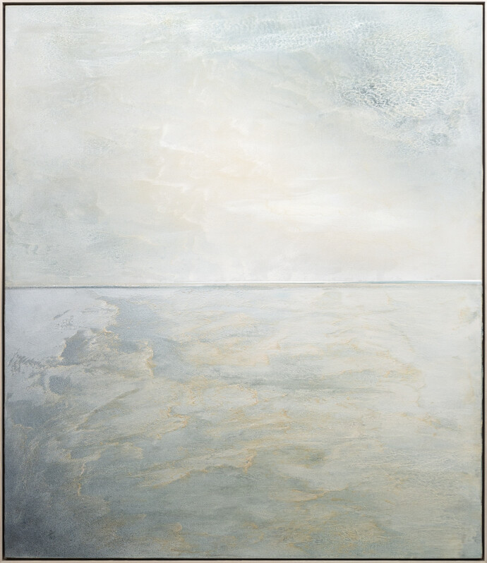 This contemporary abstract painting is by Sasha Rogers.