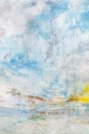 The line between sky and shore blur in this beautiful abstract landscape by Canadian painter Sharon Kelly. Image 4