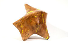 Shayne Dark has elevated the natural beauty of applewood burls by creating unique contemporary sculptures. Image 3