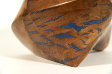 Shayne Dark has elevated the natural beauty of applewood burls by creating unique contemporary sculptures. Image 6