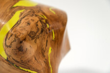 Shayne Dark has elevated the natural beauty of applewood burls by creating unique contemporary sculptures. Image 11
