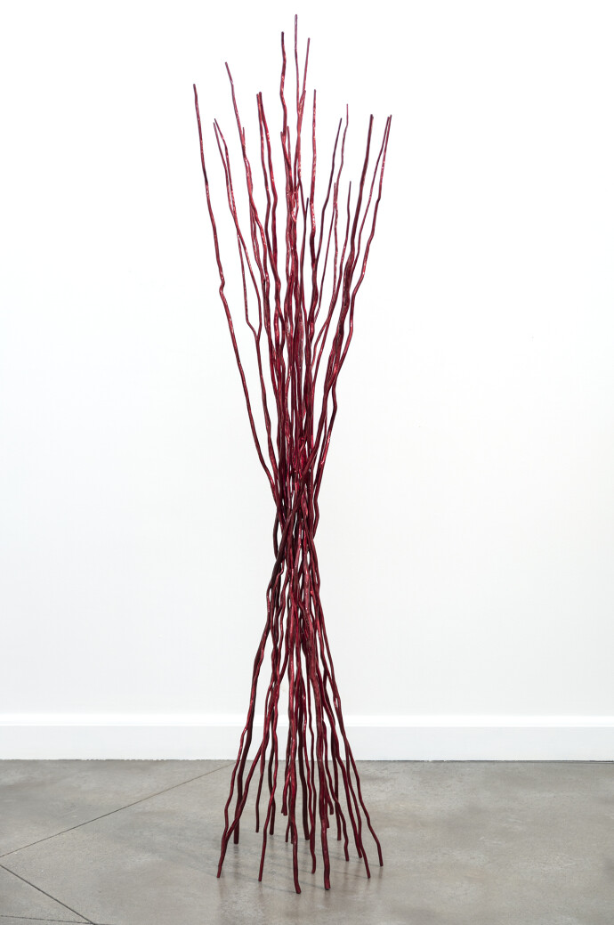 Interlace Crimson Red