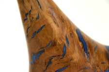 Shayne Dark has elevated the natural beauty of applewood burls by creating unique contemporary sculptures. Image 4