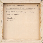 This mixed media contemporary abstract composition is rendered in earthy colours. Image 10