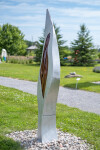 Elegant curves create an imposing sculpture in this new work by Quebec artist Stéphane Langlois. Image 11