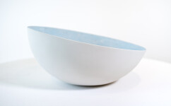 This contemporary ceramic aqua coloured bowl is by Steven Heinemann. Image 7