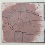 This unique digital print by Steven Heinemann is a triptych that resembles a desert landscape. Image 3