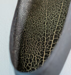 This contemporary ceramic oval-shaped bowl was handbuilt by Steven Heinemann. Image 7