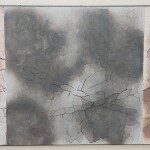 This unique digital print by Steven Heinemann is a triptych that resembles a desert landscape. Image 4