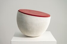 This contemporary ceramic piece was handmade by Steven Heinemann. Image 6