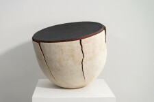 This contemporary ceramic piece was handmade by Steven Heinemann. Image 2