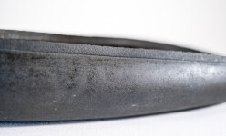 This contemporary ceramic oval-shaped bowl was handbuilt by Steven Heinemann. Image 8