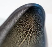 This contemporary ceramic oval-shaped bowl was handbuilt by Steven Heinemann. Image 12