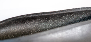 This contemporary ceramic oval-shaped bowl was handbuilt by Steven Heinemann. Image 11