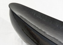 In a stunning glossy black, master ceramicist Steven Heinemann has created this unique handcrafted sculpture. Image 5