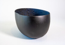 This contemporary ceramic black bowl that features an infinity loop is by Steven Heinemann. Image 12