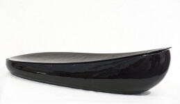In a stunning glossy black, master ceramicist Steven Heinemann has created this unique handcrafted sculpture. Image 7