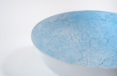 This contemporary ceramic aqua coloured bowl is by Steven Heinemann. Image 10