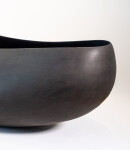 This contemporary ceramic black bowl is by Steven Heinemann. Image 7