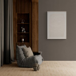 This unique embossed white print was inspired by nature and features tree imagery. Image 11