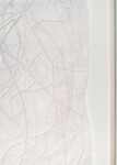 This unique embossed white print was inspired by nature and features tree imagery. Image 6