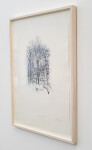 This unique nature print by Susan Collett features a sketch of the woods. Image 4
