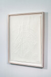 This contemporary white-on-white print by Susan Collett is one of a kind. Image 8