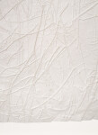 This unique embossed white print was inspired by nature and features tree imagery. Image 7