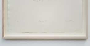 This unique nature print by Susan Collett features a sketch of the woods. Image 5