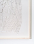 This unique embossed white print was inspired by nature and features tree imagery. Image 5