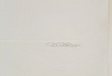 This unique nature print by Susan Collett features a sketch of the woods. Image 7