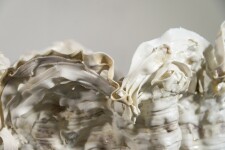 This contemporary sculptural indoor porcelain vessel was made by Susan Collett. Image 11