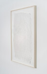 This unique embossed white print was inspired by nature and features tree imagery. Image 4
