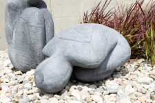 This concrete outdoor sculpture in minimalist form was made by Susan Low-Beer. Image 3