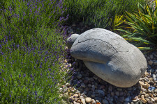 This concrete outdoor sculpture in minimalist form was made by Susan Low-Beer. Image 7