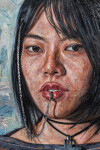 This contemporary portrait of a young Asian woman is by Canadian artist Tim Okamura. Image 6