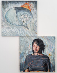 This contemporary portrait of a young Asian woman is by Canadian artist Tim Okamura.